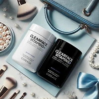 Codeage Clearface Pantothenic Acid, Niacin Supplement, Vitamins A, C, D3, E, Probiotics, Zinc, Riboflavin, Thiamin, L-Lysine Hcl & Omega-3, Niacinamid