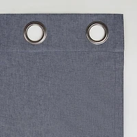 Tresello Tonal Texture Draft Shield Fleece Insulated 100% Blackout Grommet Curtain Panel