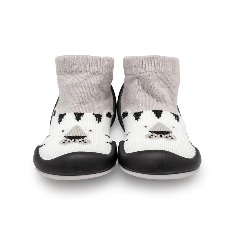 Komuello Infant Boys Breathable Washable Non-Slip Sock Shoes White Tiger