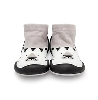 Komuello Infant Boys Breathable Washable Non-Slip Sock Shoes White Tiger