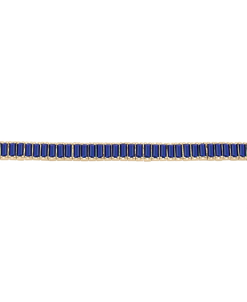 Audrey by Aurate Nano Emerald Color Baguette Tennis Bracelet (3 ct. t.w.) Gold Vermeil (Also White Sapphire Color, Ruby &