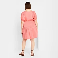 City Chic Plus Cassie Plain Dress