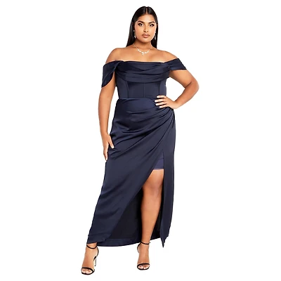 City Chic Plus Size Forbidden Love Maxi Dress
