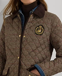 Lauren Ralph Lauren Women's Collared Quilted Coat