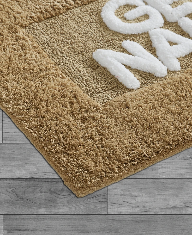 Jean Pierre Get Naked Cotton Bath Rug, 21" x 34"