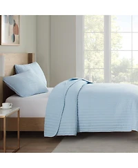 Host & Home Microfiber Quilt Set, Cozy Brushed with Poly Fill, Sham(s) Included, 4 Popular Decor Color Choices