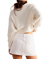 Free People Women's Wynne Denim Mini Skirt