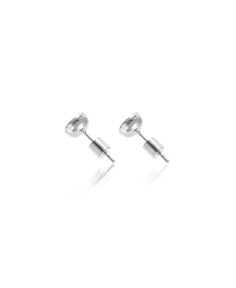 Aurora Bezel Set Solitaire Stud Earrings