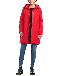 Kate Spade New York Women's Hooded A-Line Raincoat