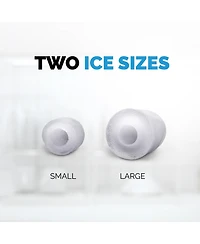 Newair 26 lbs. Countertop Bullet Ice Maker in Black