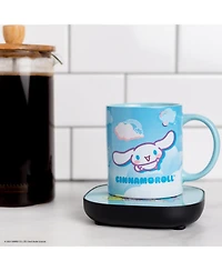 Uncanny Brands Cinnamoroll Coffee Mug with Electric Mug Warmer – Keeps Your Favorite Beverage Warm - Auto Shut On/Off