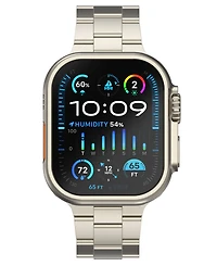 WITHit Men's Titanium Link Band for Apple Watch 42/44/45mm/Ultra/Ultra 2