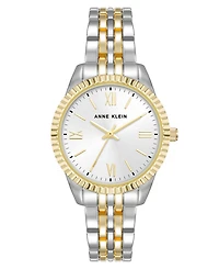Anne Klein Women's Quartz Two-Tone Alloy Bracelet Watch, 30mm