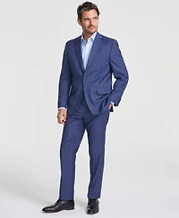 Perry Ellis Men's Modern-Fit Solid Nested Suit