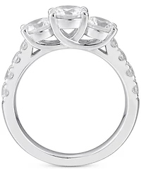 Diamond Three Stone Engagement Ring (2 ct. t.w.) in 14k White Gold