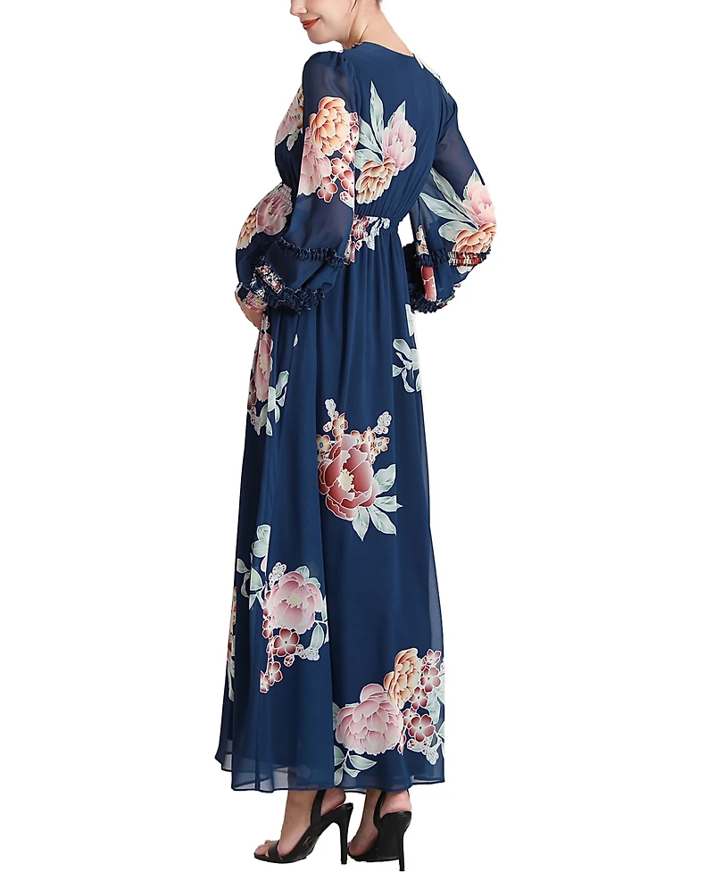 kimi + kai Maternity Adell Maxi Dress