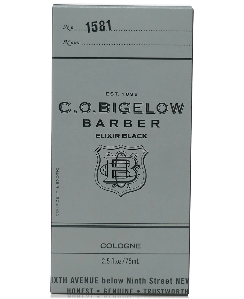 C.o. Bigelow Elixir Black Cologne, 2.5 oz.