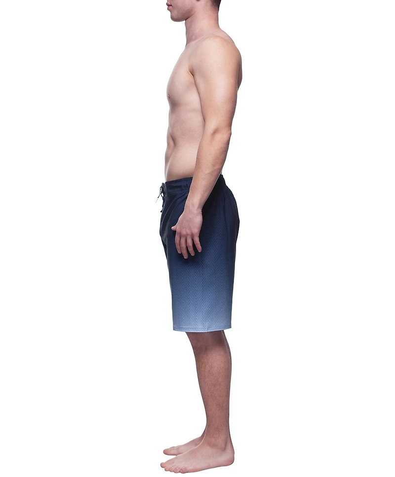Rokka&Rolla Men's 9" No Liner Board Shorts Elastic Waist Quick Dry Swim Trunks