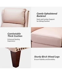 Leather Pushback Recliner chair with Adjustable Backrest for Livingroom