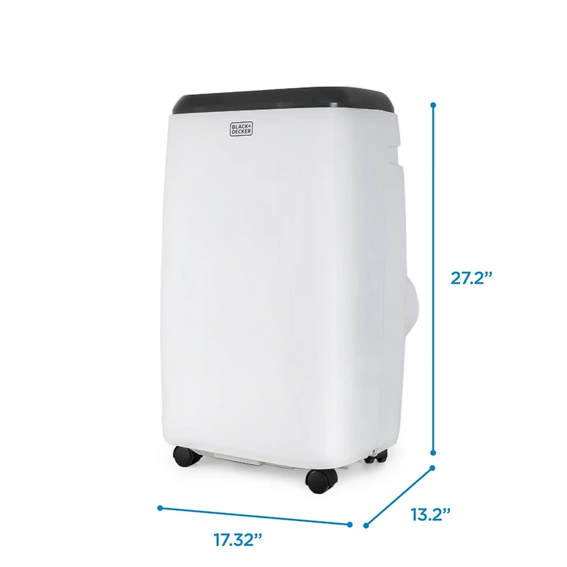 Black+Decker Portable Air Conditioner, 5,000 Btu Sacc/Cec (8,000 Btu Ashrae 128) for Rooms Up To 350 Sq. Ft.