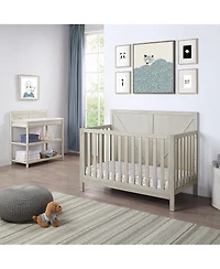 Suite Bebe Barnside 4-in-1 Convertible Crib Washed Gray