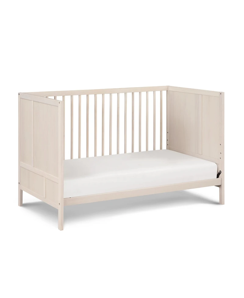 Suite Bebe Pixie Finn 3-in-1 Convertible Crib in Washed Natural
