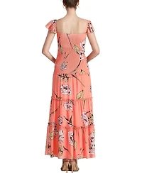kimi + kai Maternity Addy Smocked Maxi Dress