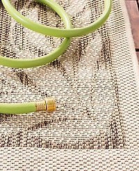 Safavieh Courtyard CY1551 Natural and Brown 8' x 11' Outdoor Area Rug