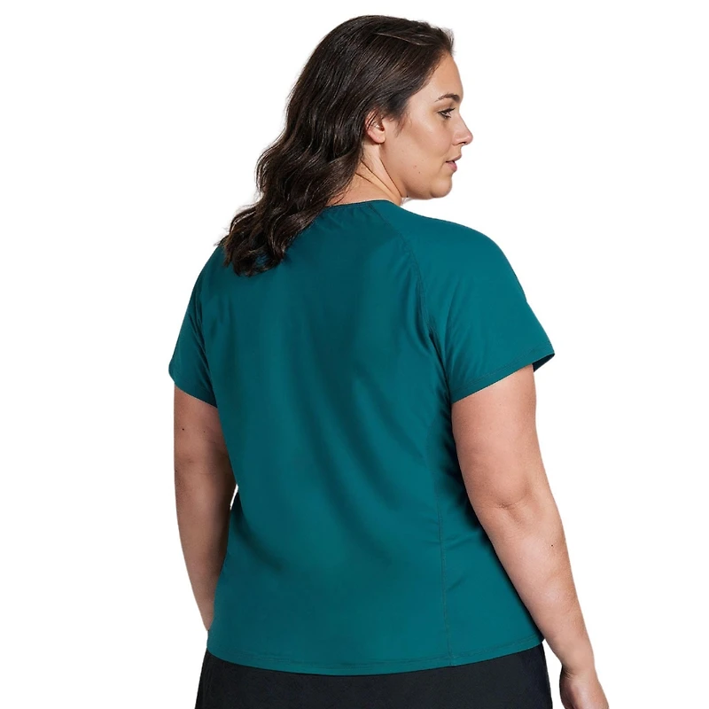 Calypsa Plus Loose Fit Adele Swim Top