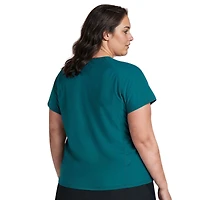 Calypsa Plus Loose Fit Adele Swim Top