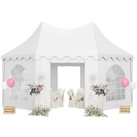 Outsunny 22.3' x 16.4' Large Party Tent Canopy Shelter with Carrying Bags