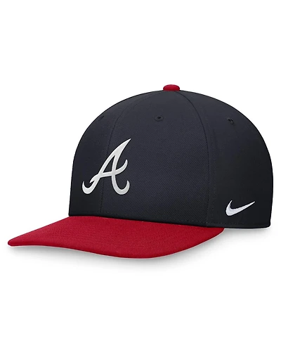 Nike Men's Navy/Red Atlanta Braves Evergreen Two-Tone Snapback Hat