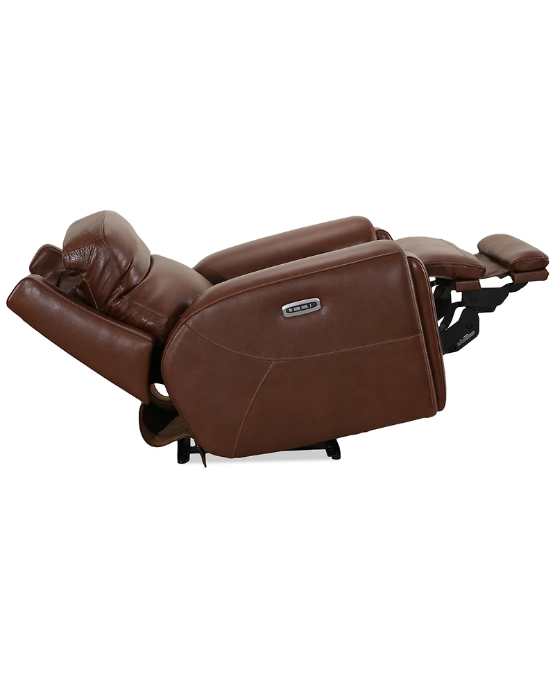 Varsani 40" Zero Gravity Leather Recliner, Created for Macy's