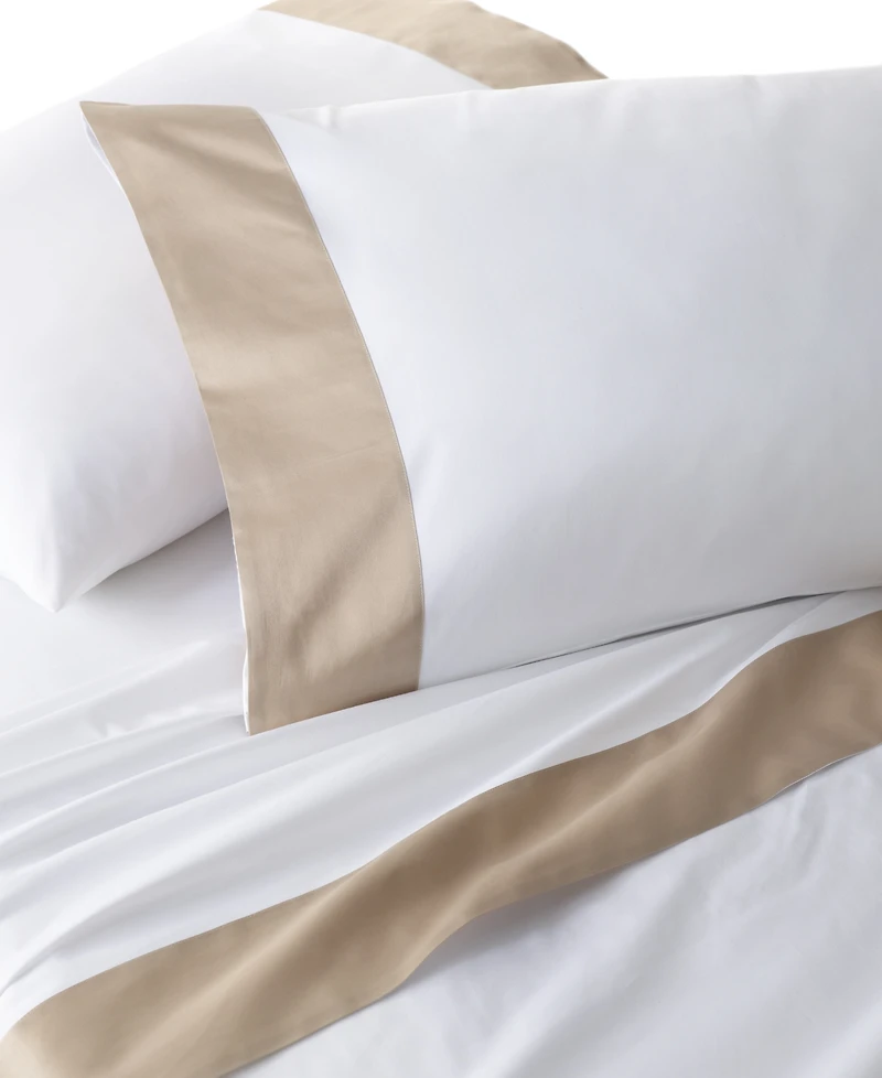 Closeout! Hotel Collection Italian Percale Sateen Cuff 4-Pc. Sheet Set, Queen, Exclusively at Macy's