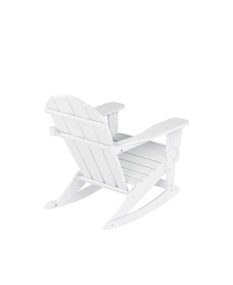 WestinTrends Outdoor Patio Porch Rocking Adirondack Chair