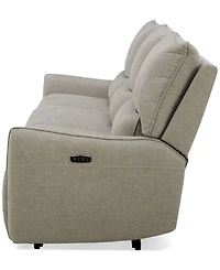 Olper 3-Pc. Fabric Zero Wall Sectional Power Motion Sofa, Created for Macy's