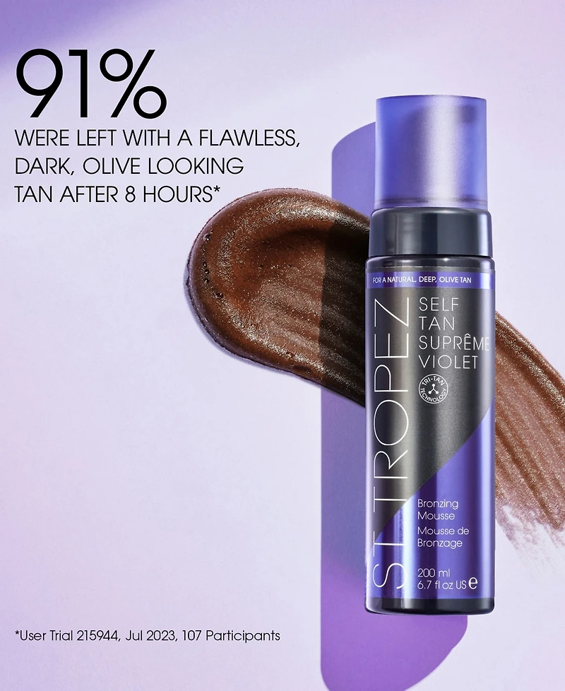 St. Tropez Self Tan Supreme Violet Bronzing Mousse, 200 ml
