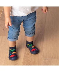 Komuello Infant Boys Breathable Washable Non-Slip Sock Shoes Dinos