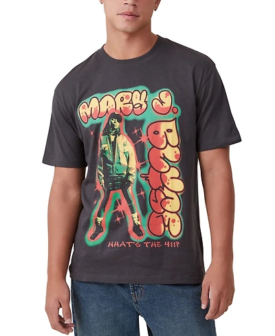Cotton On Men's Loose Fit Music T-Shirt