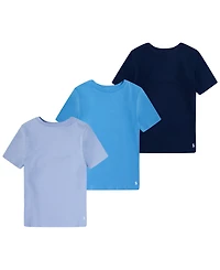 Polo Ralph Lauren Big Boys Crewneck Undershirts, 3 Pack