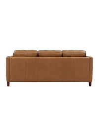 Bella 84" Top Grain Leather Sofa Couch