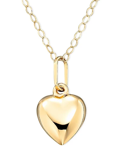 Children's 14k Gold Heart Necklace