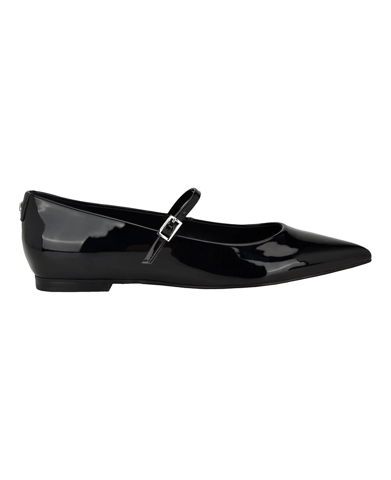 Calvin Klein Women's Kamryn Pointy Toe Mary Jane Dress Flats