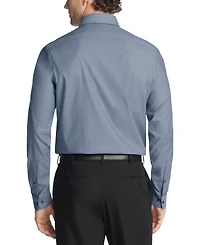 Calvin Klein Men's Steel Plus Slim Fit Modern Pin Cord Dress Shirt