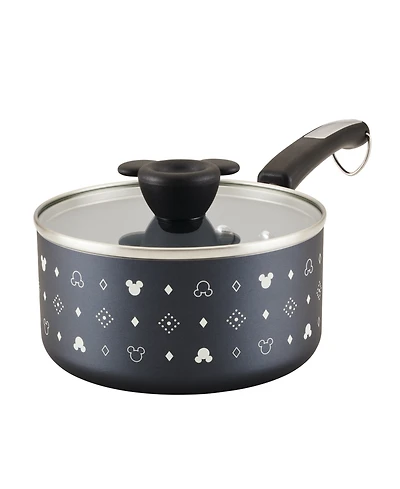 Farberware Disney Monochrome 2 Quart Ceramic Nonstick Saucepan with Lid