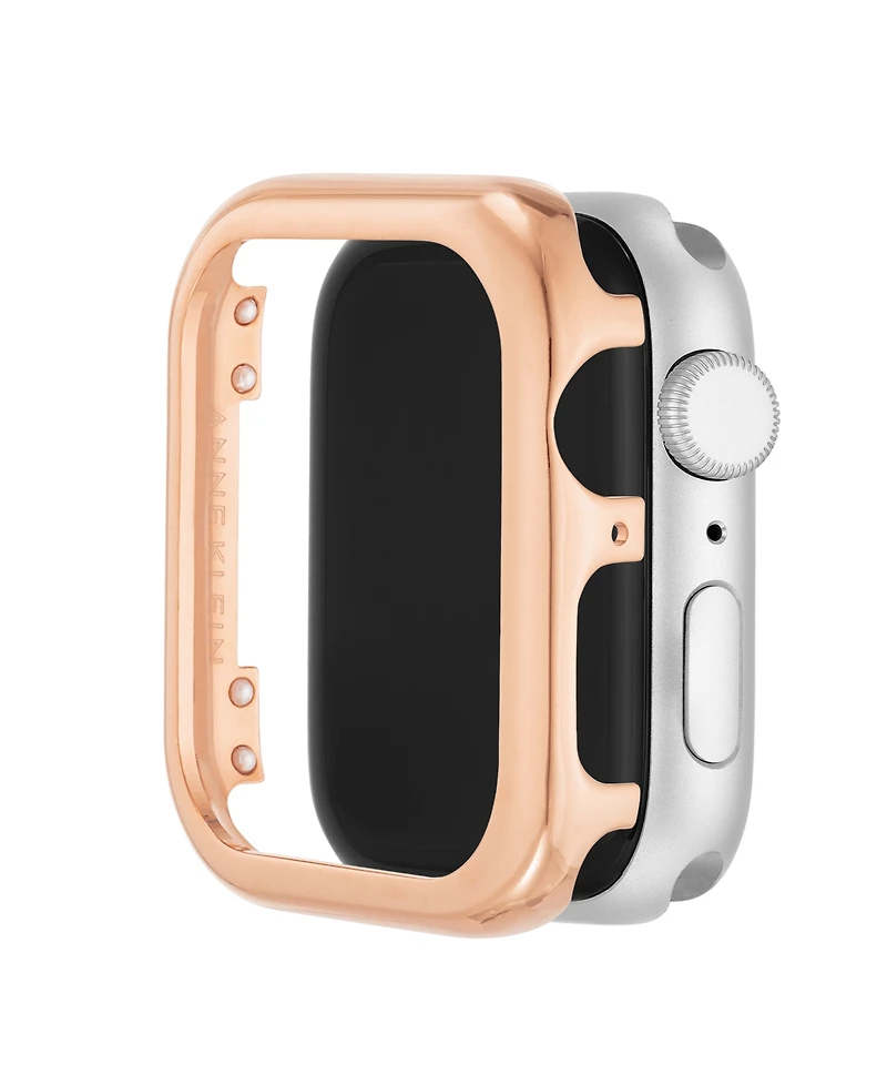 Anne Klein Women's Rose Gold-Tone Alloy Protective Case designed for 40mm Apple Watch