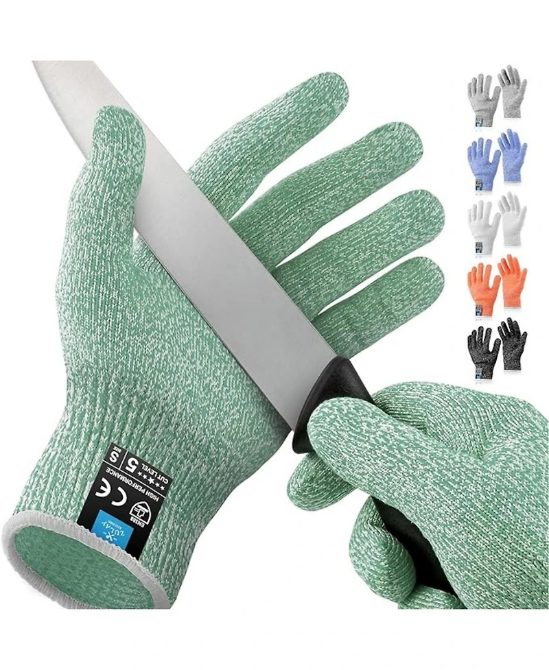 Cut Resistant Gloves Food Grade Level 5 Protection - Comfortable Safety Work