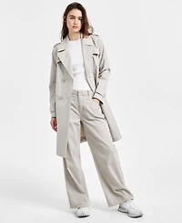 Via Spiga Women's Double-Breasted Belted Trench Coat