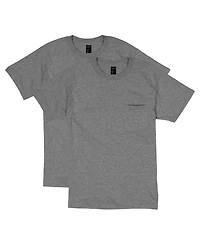 Hanes Beefy-t Unisex Pocket T-Shirt, 2-Pack