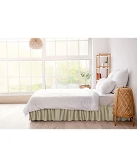 Cgk Unlimited Ruffled Elastic Wrap Around Bedskirt Inch Drop